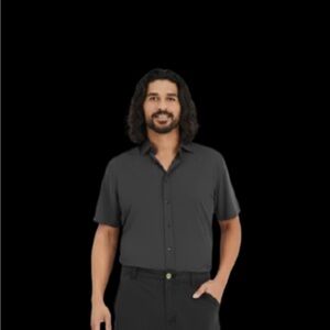 Kenneth Cole Charcoal Button Down Shirt